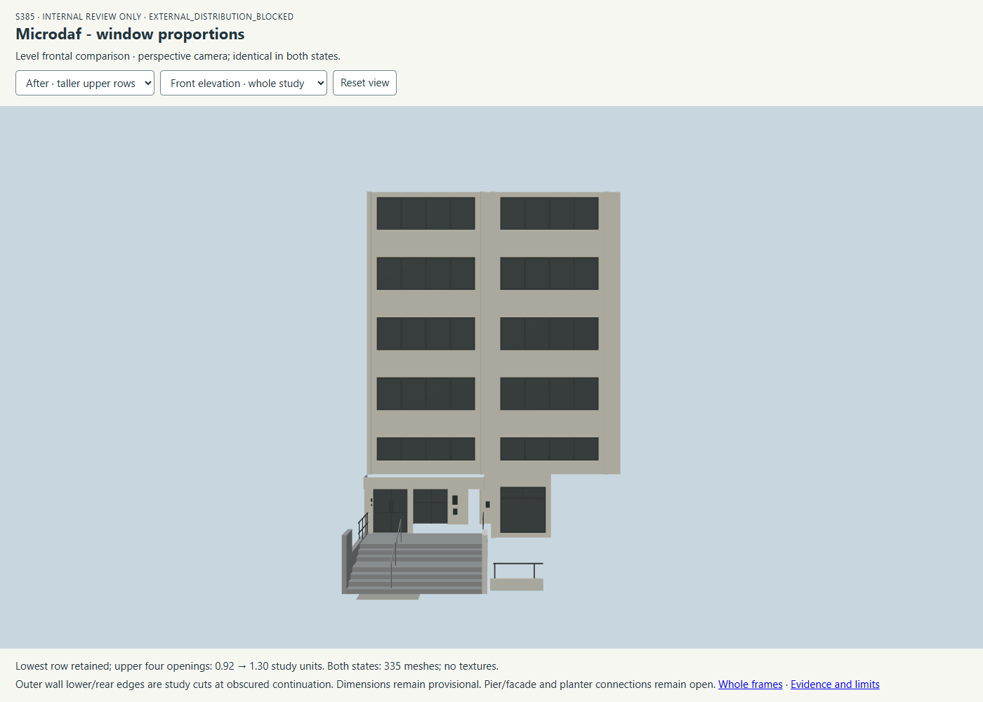 After Level frontal perspective, desktop, complete frame
