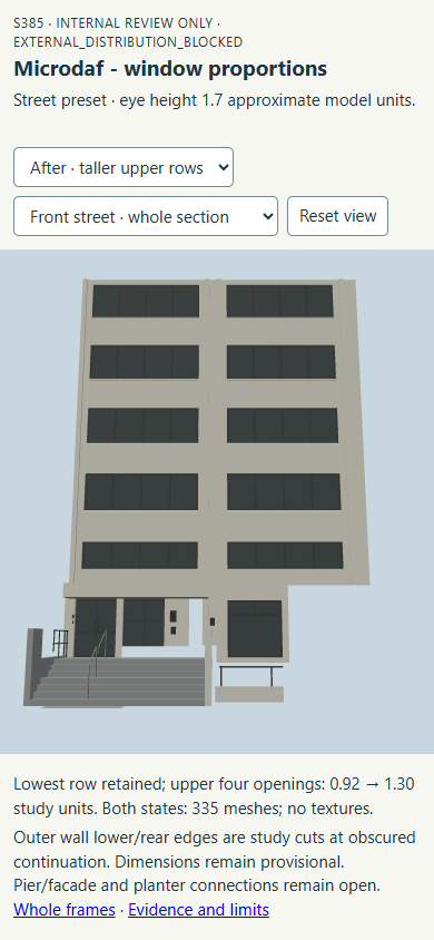 After Street level, phone, complete frame